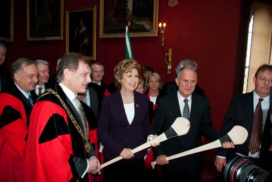 President and Dr.Martin McAleese 